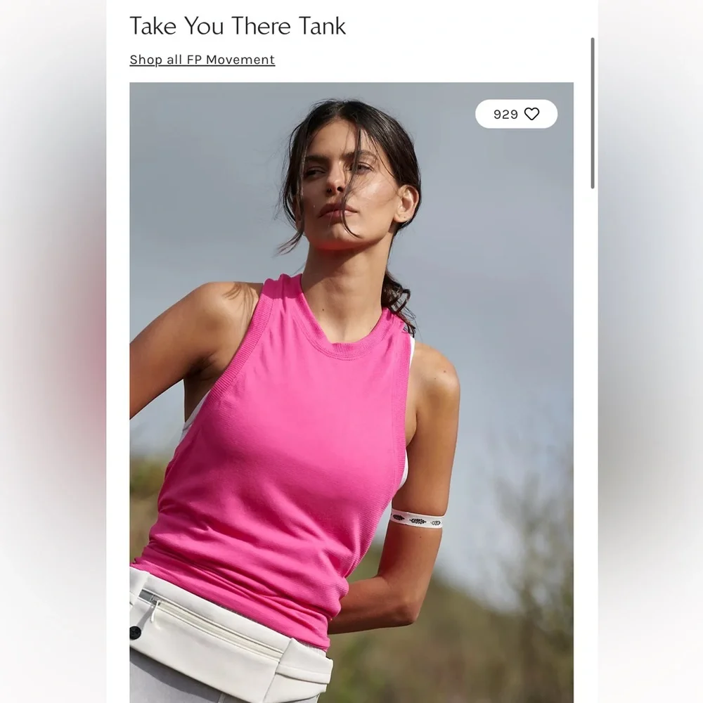 NWOT Free People Take You There tank